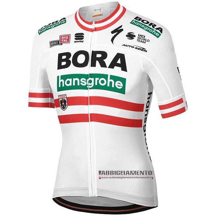 Abbigliamento Bora Campione Austria 2020 Manica Corta e Pantaloncino Con Bretelle - Clicca l'immagine per chiudere